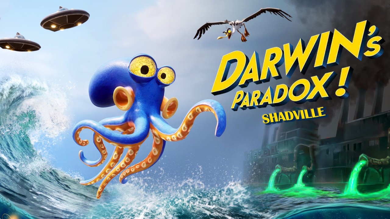 Осьминожка, Инопланетяне и Хардкор 🐙 Darwin's Paradox! Полное прохождение игры