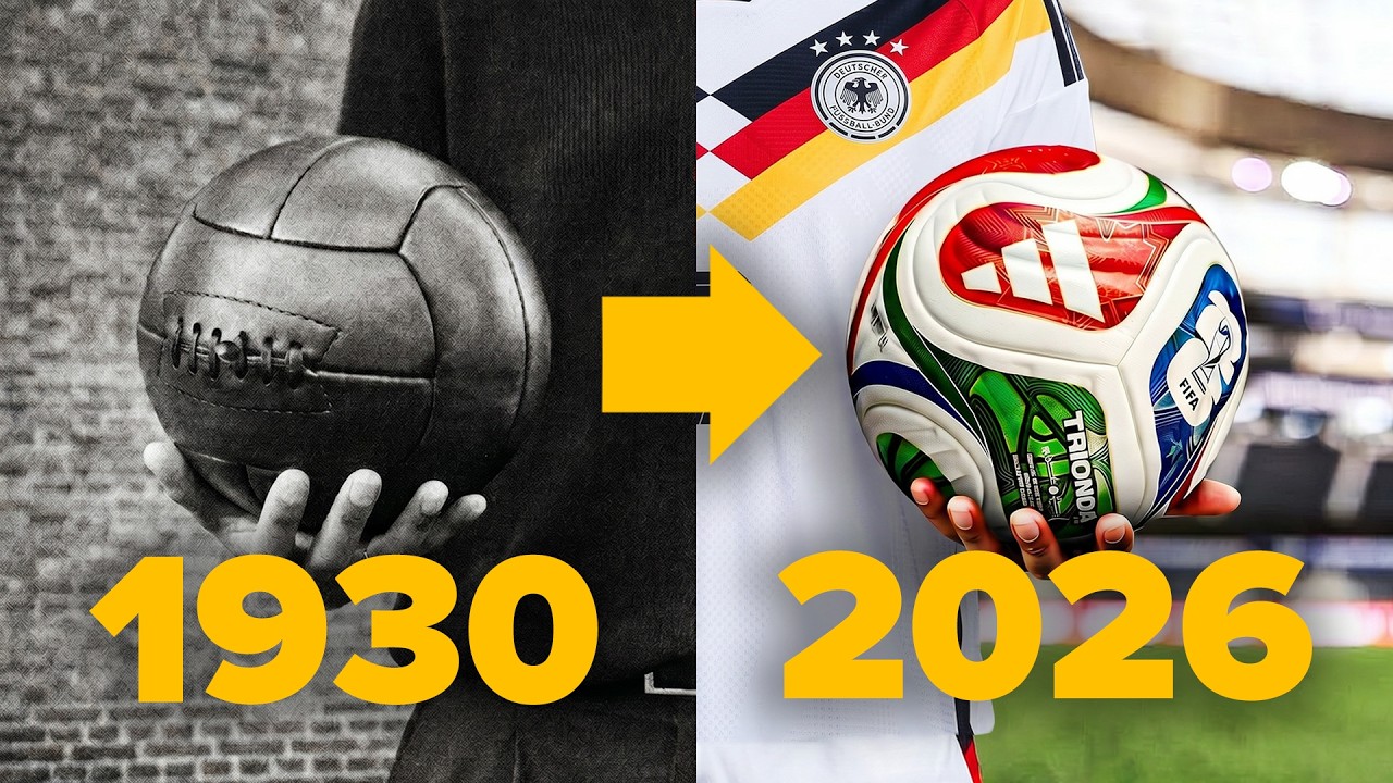 HOW THE WORLD CUP BALL EVOLVED: 1930-2026