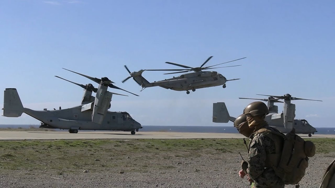 Helicopter Raid Rehearsals with U.S. Marines of 1st Marine Division