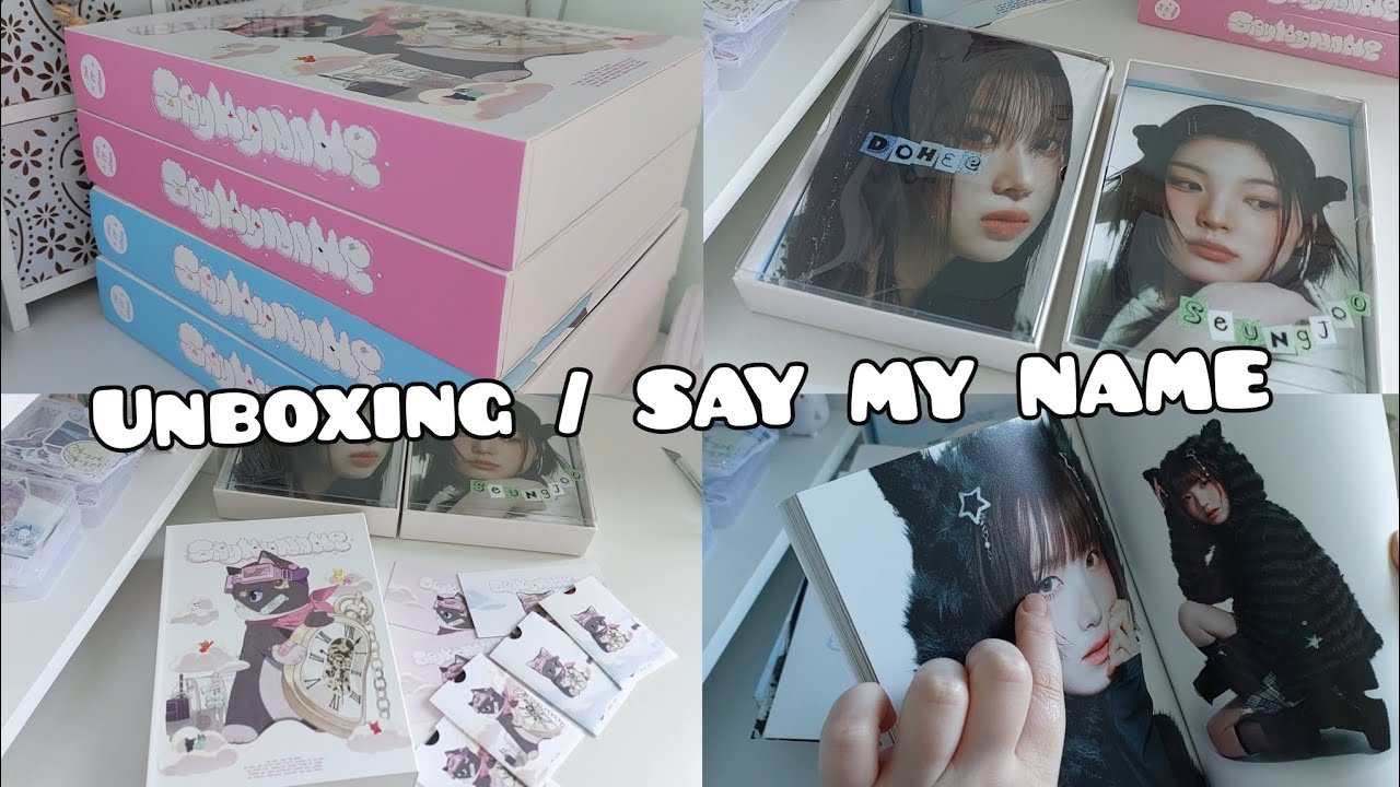 📦 Распаковка альбома SAY MY NAME / comeback #kpop #vlog #saymyname #smn #unboxing #collection #cards