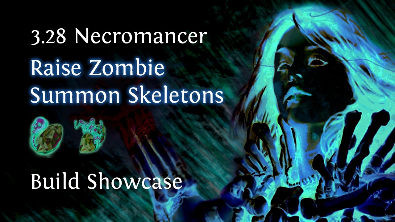 PoE 3.28 Mirage SSF, Necromancer Raise Zombie / Summon Skeletons, Showcase / Leaguestarter PoB