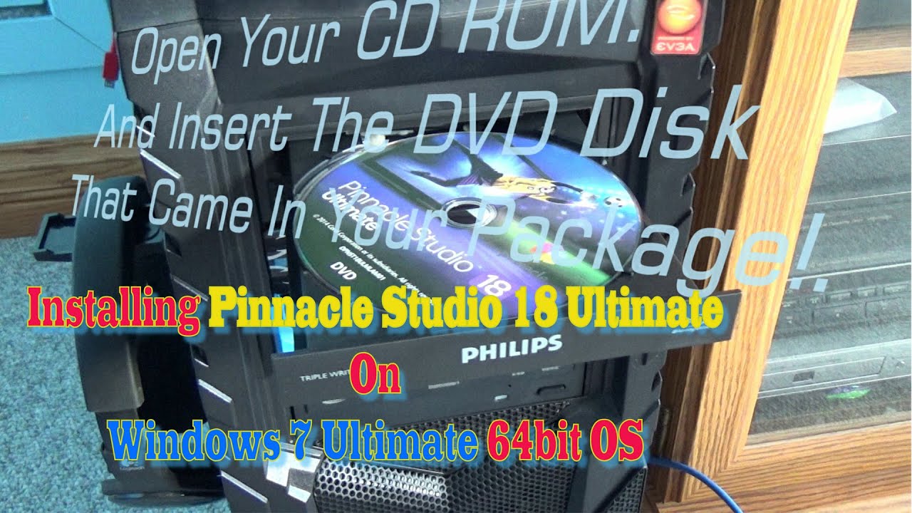 PINNACLE STUDIO 18 ULTIMATE Ep2 INSTALLATION PROCESS