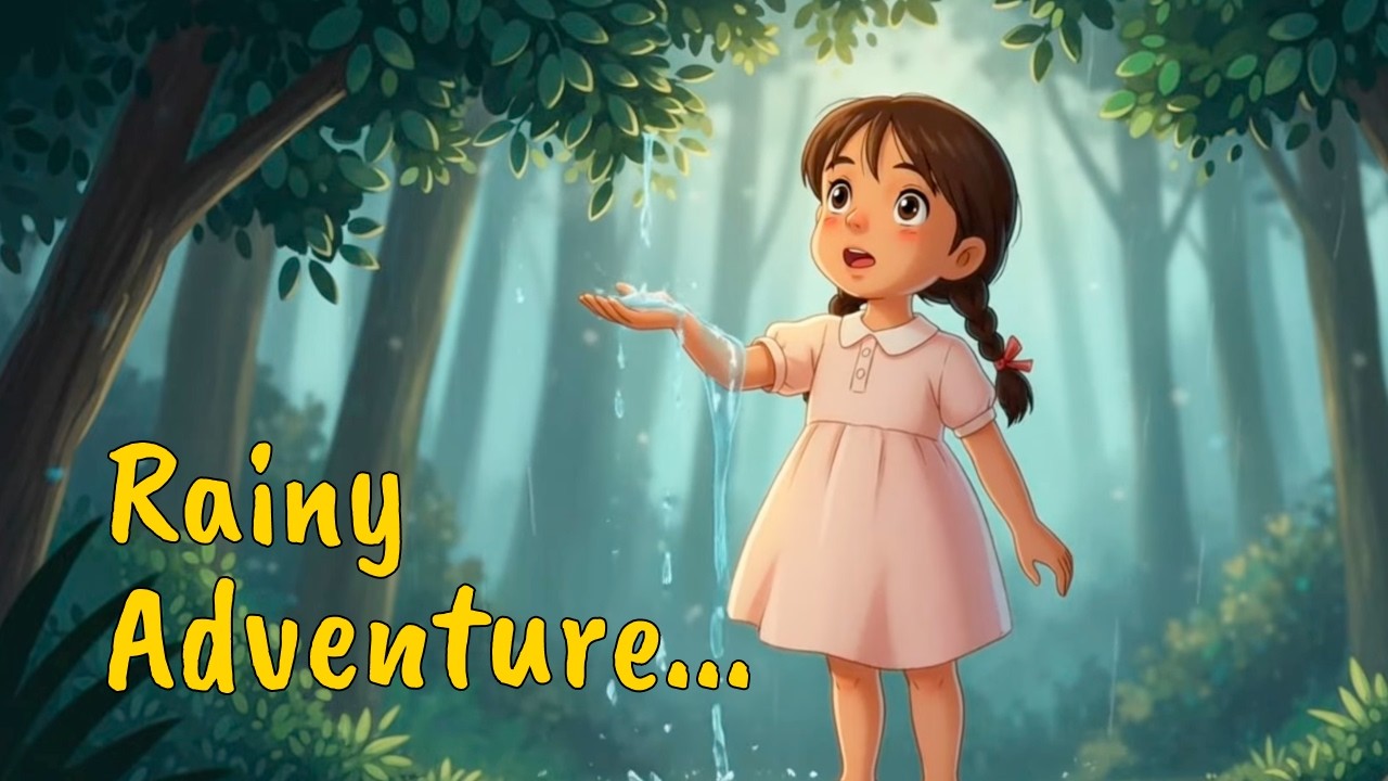 Monsoon Walk Through a Forest Path Listening to Leaves Whisper | Cozy Ghibli-Style ASMR Slow Living