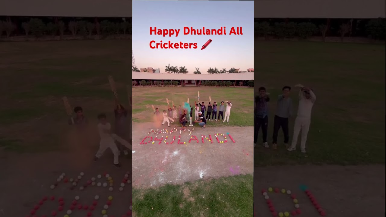 Happy Dhulandi All Cricketers 🖍️ #cricket #cricketlover #alwayslove #dhulandi #2026