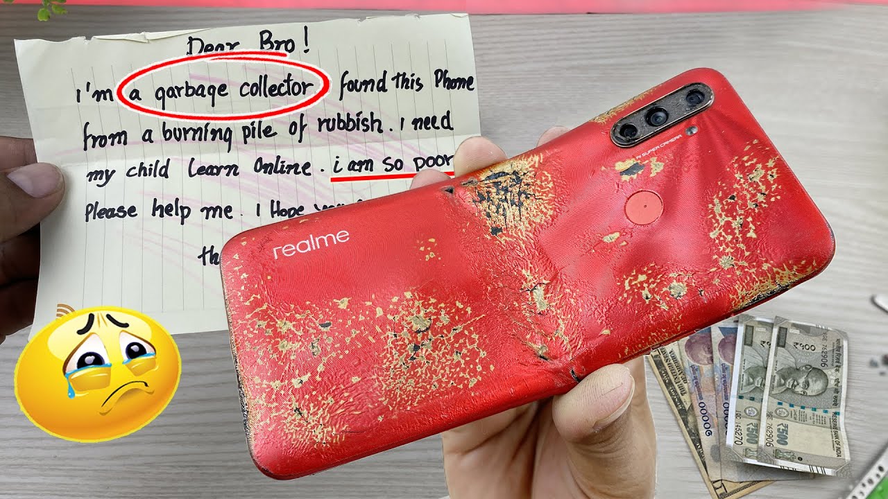 Destroyed Phone Restoration |  How i Restore Realme C3 Cracked