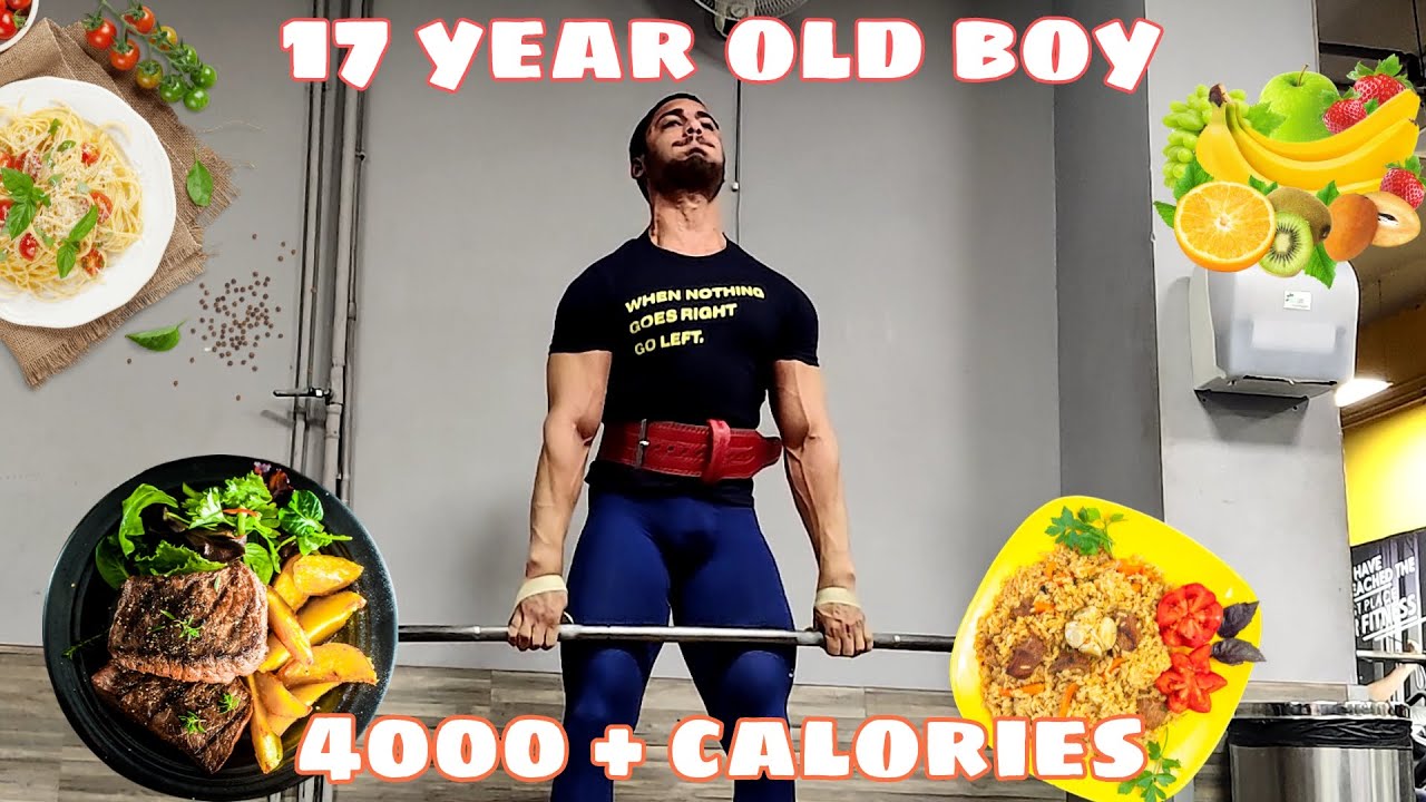 17 YEAR OLD EATING 4000 PLUS CALORIES😲 SECRET REVEALED 😳 |CONVENTIONAL DEADLIFT PR ❗❗