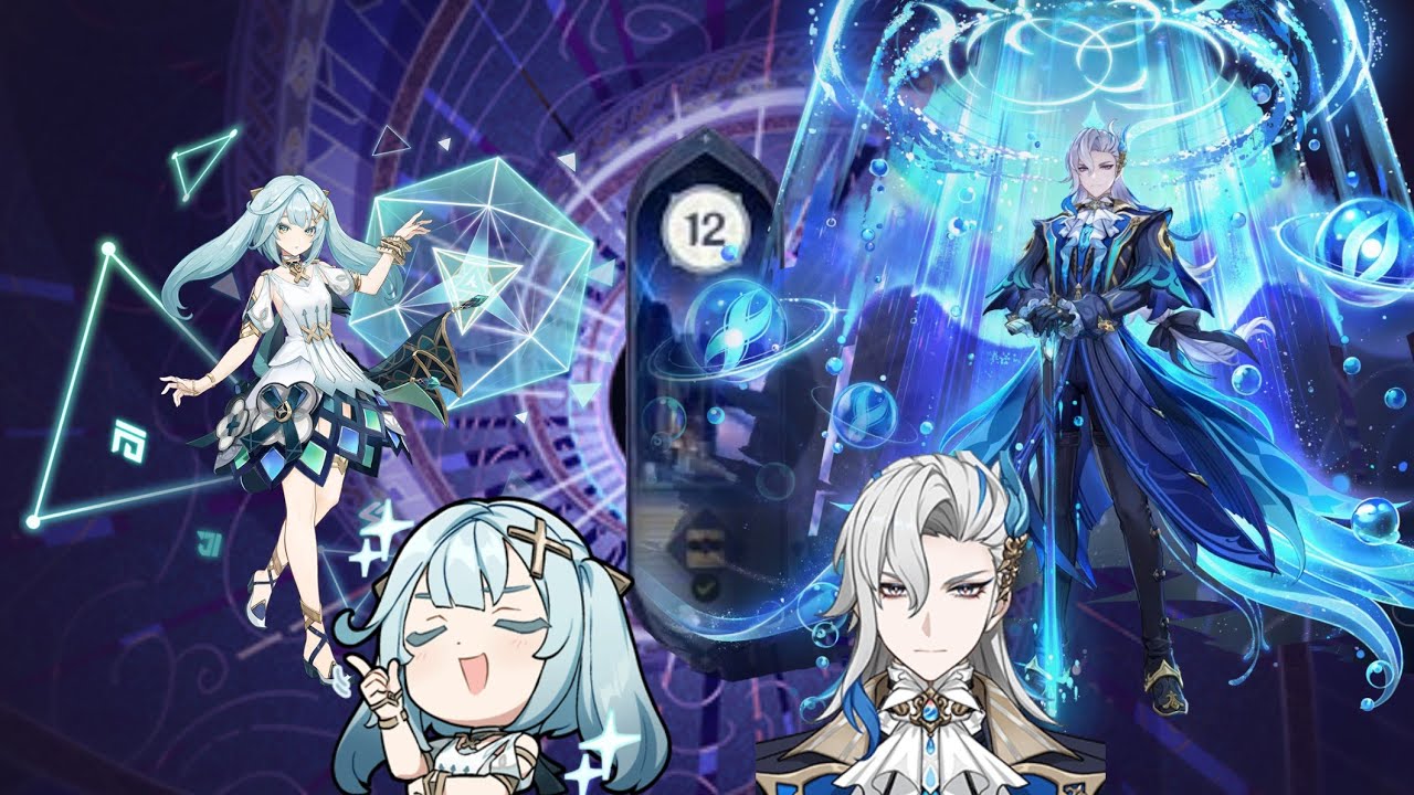 Ver.4.1 Spiral Abyss Floor 12 Faruzan ＆ Neuvillette  ☆9 Stars / ファルザン＆ヌヴィレットの両単騎でVer.4.1 螺旋12層 星9クリア