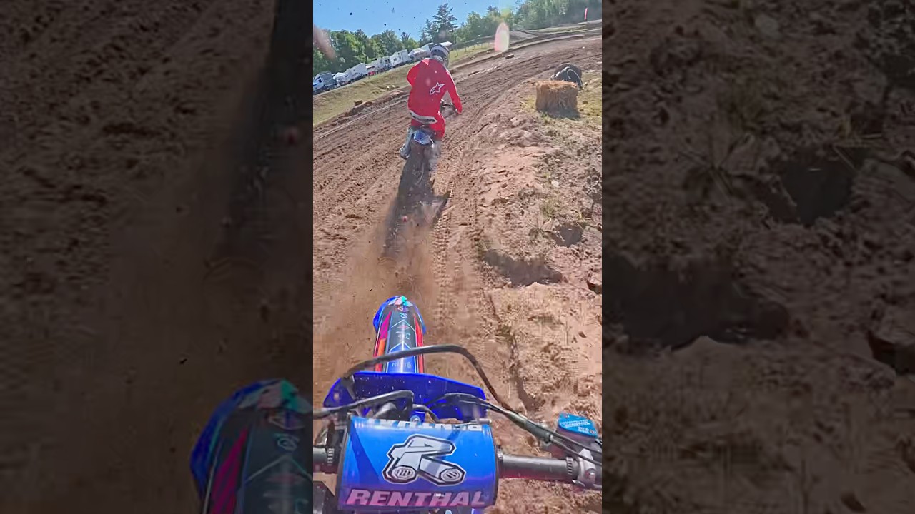 Line choice was not dialed 😂 #motocross #mx #holeshot #start #race #dirtbike
