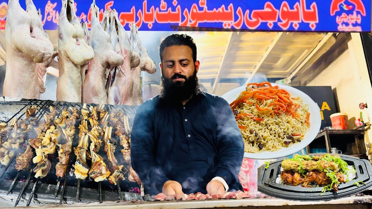 BABU G Best Shinwari Restaurant In Ghauri Town | BBQ | Mutton Shinwari | Kabuli Pulao | Karahi