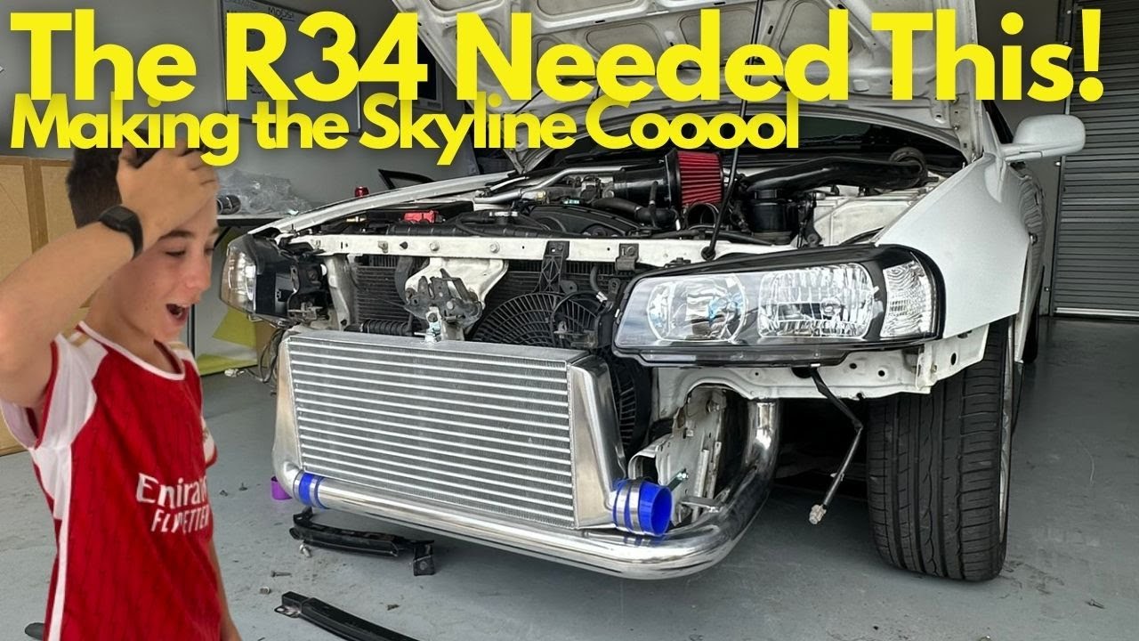 ЛУЧШИЙ ИНТЕРКУЛЕР ДЛЯ НАШЕГО ДОРОГОГО АУКЦИОНА Nissan Skyline R34 Sedan (EP: 10) Blitz Intercoole...