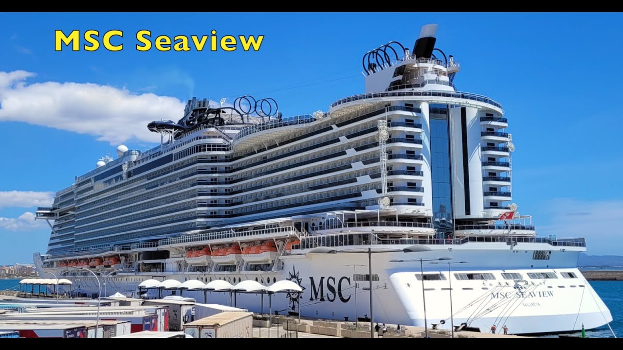 MSC Seaview (west Mediterranean for 7 nights in May 2024)