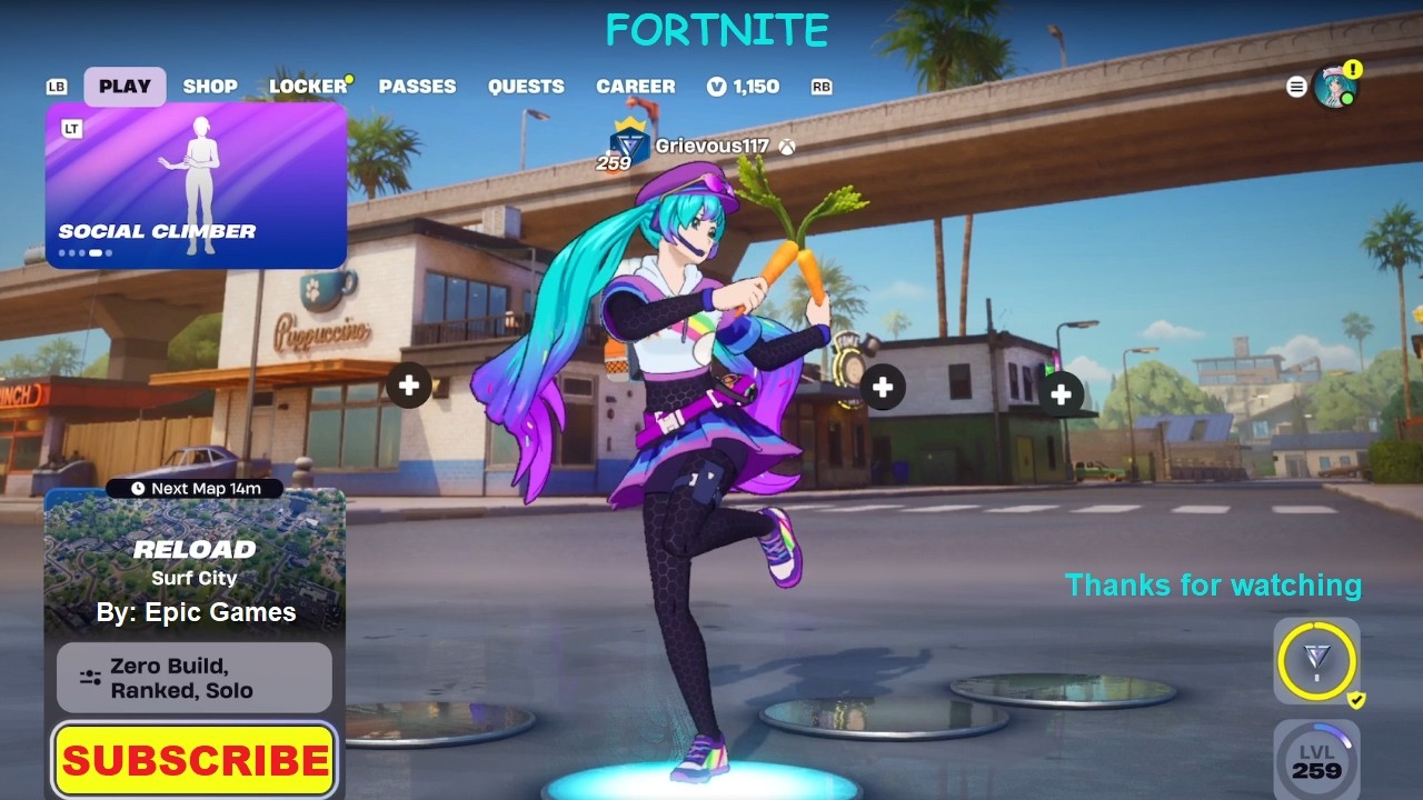 Fortnite: RELOAD Ranked Solo Gameplay | Neko Hatsune Miku