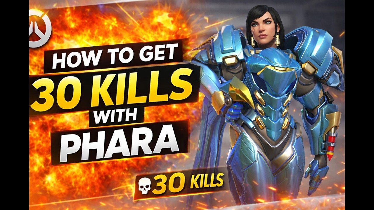 30 kill Phara Game - Overwatch - The Quest for Greatness!
