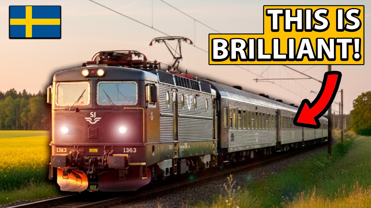 First Class DELUXE Sleeper Cabin on Sweden’s Shortest Night Train! (Stockholm - Malmö in 2025)