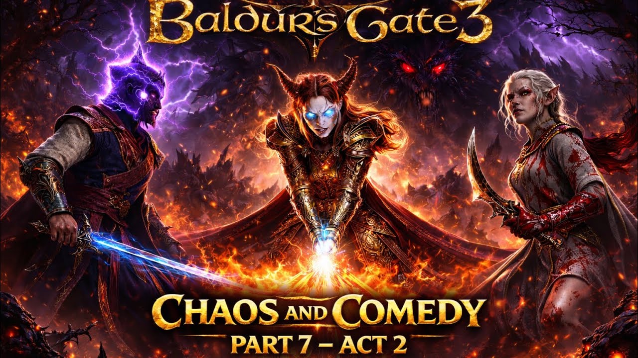 Act 2 Just Got More Intense... We're Doomed | Baldur's Gate 3 CoOp Part 7