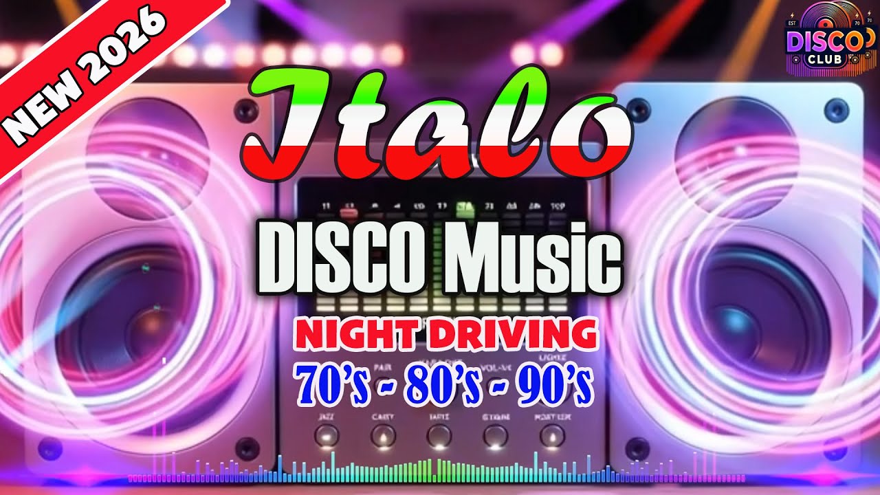 Driving Music Italo Disco | Retro Disco Night Drive 🌆 80s Euro Classics for Highway Nights