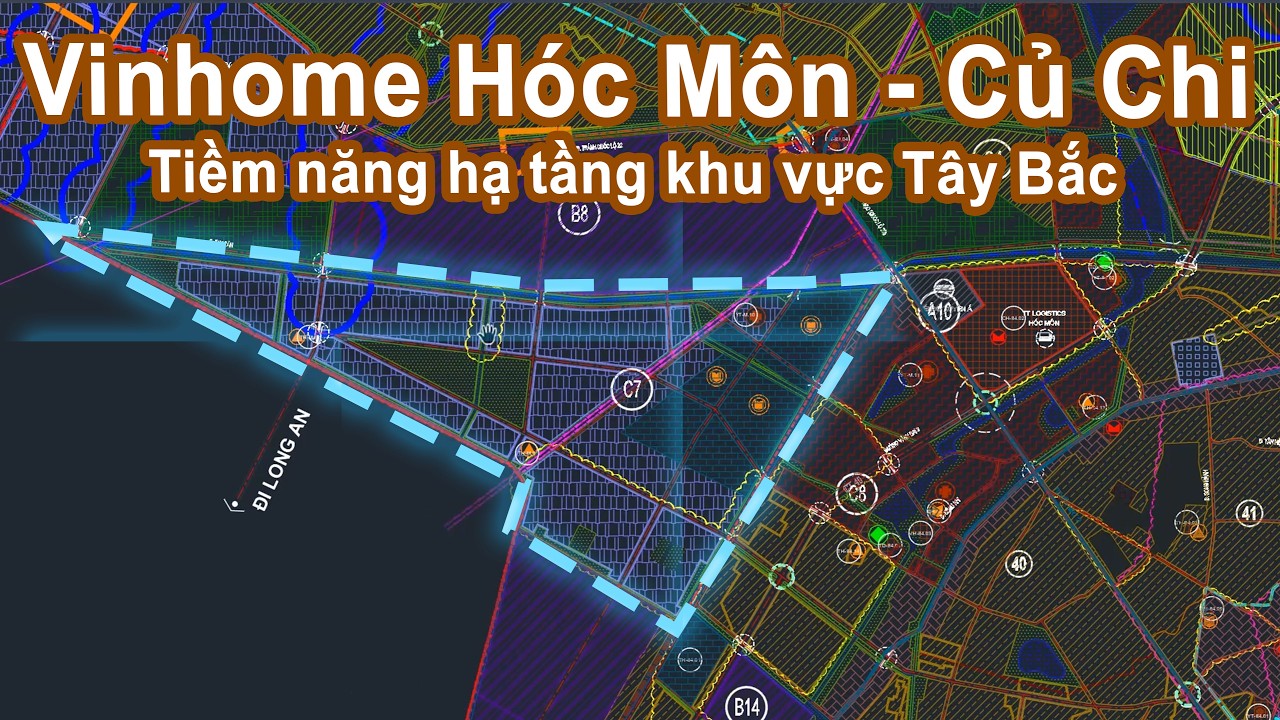 Vinhomes Hóc Môn - Củ Chi tiềm năng hạ tầng theo quy hoạch chung Tp Hồ Chí Minh
