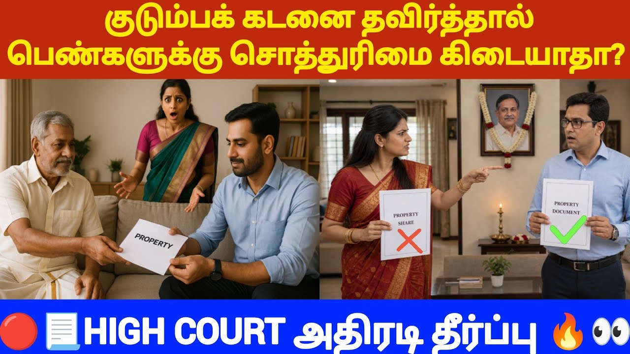 🔴Should women be denied property rights? #tamillaw #propertyrights #law #inheritancelaw #propertylaw