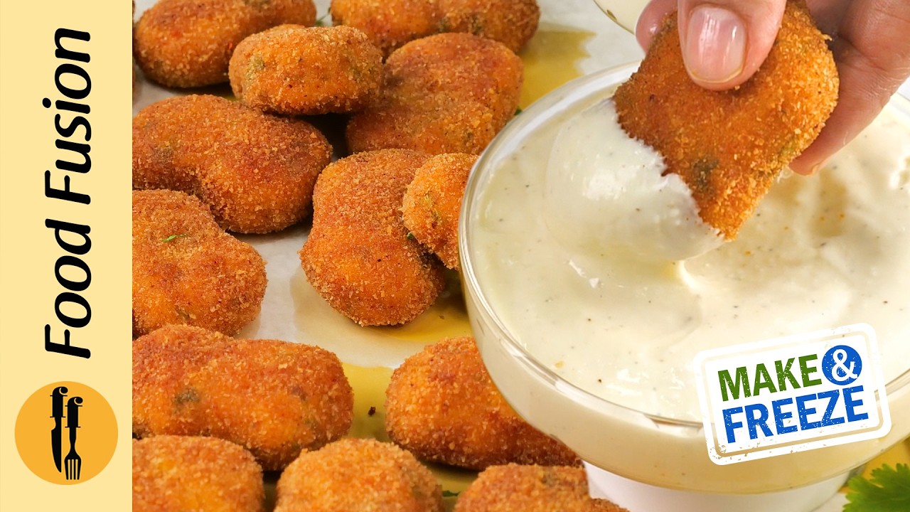 Tandoori Chicken Nuggets 👉Make and Freeze Ramadan Special Recipe by Food Fusion