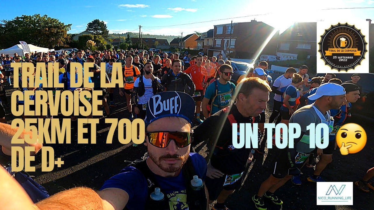 TRAIL DE LA CERVOISE :TDLC  25km et 700 de dénivelé , Un classement improbable :) !!!