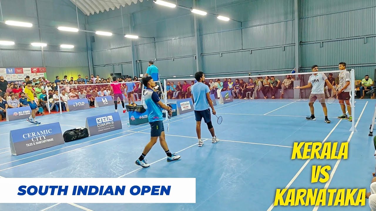 ARYA T GOWDA/SUMITH AR VS SARANG/VIJITH- ALL STARS SOUTH INDIAN OPEN BADMINTON TOURNAMENT 2024