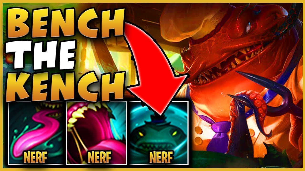 RIOT... It's time to BENCH the KENCH!?! Tahm Kench is so BROKEN Top Lane!!! Patch 9.13