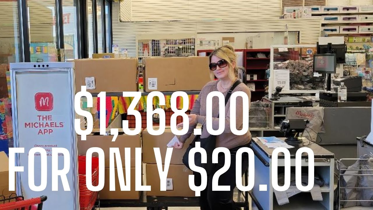 Michael's Grab Boxes...I Paid $20.00 got $1,368.00 worth of items!