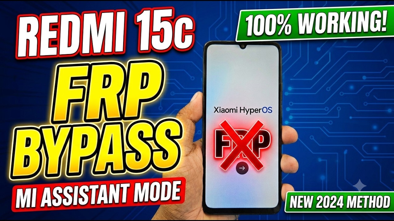 Обход FRP на Redmi 15c через режим Mi Assistant