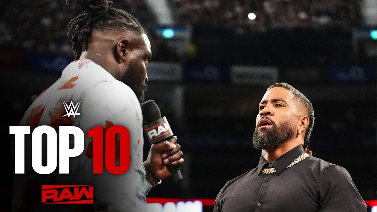 Топ-10 моментов Raw: WWE Top 10, 22 июня 2026 г.