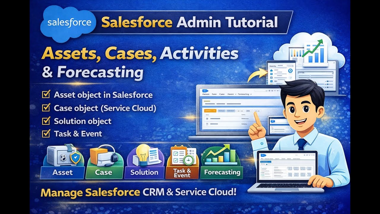 Salesforce Admin Tutorial | Assets, Cases, Activities Explained