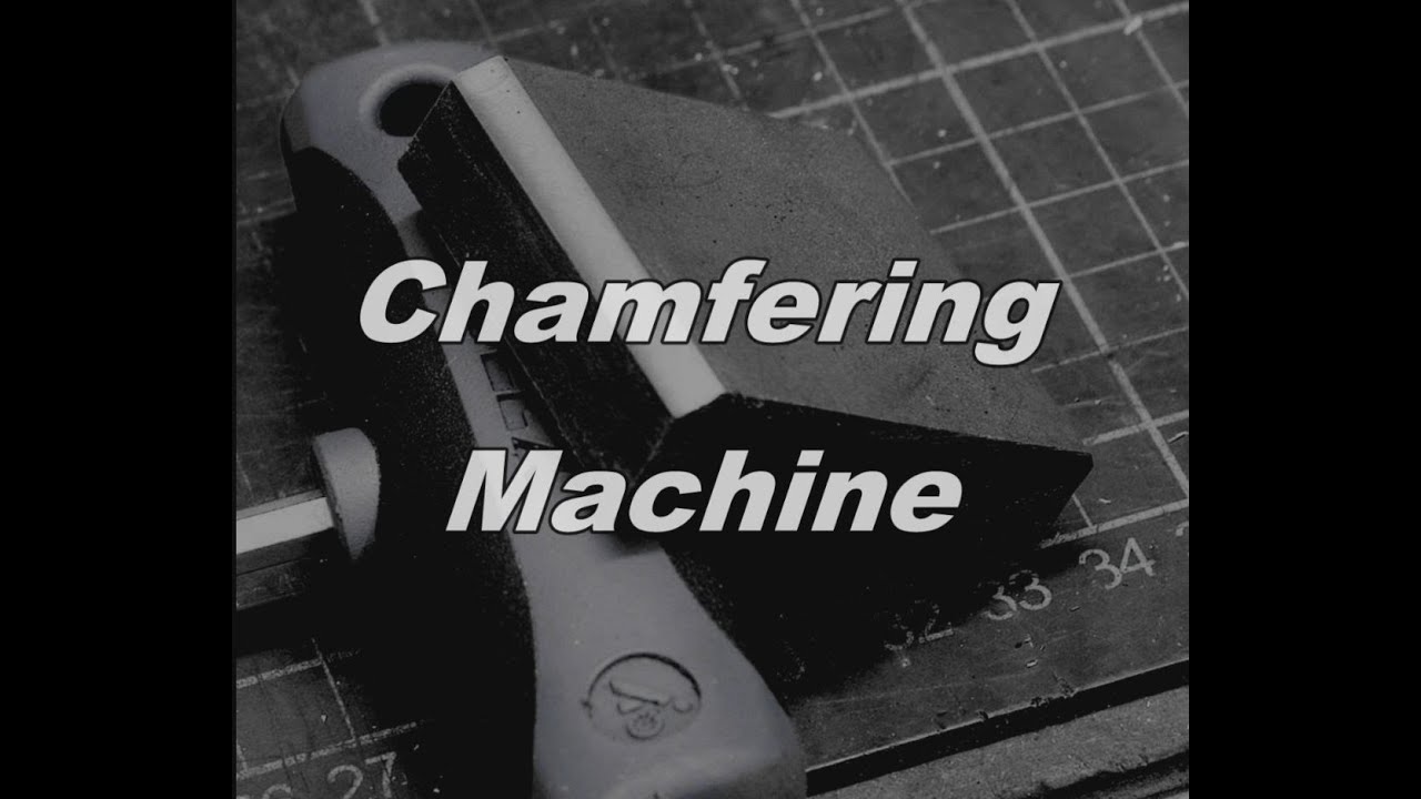 Chamfering machine - Fasenfräsmaschine