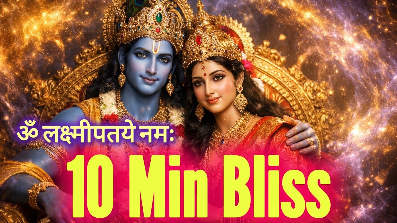 ॐ लक्ष्मीपतये नमः | Om Lakshmipataye Namah | Thursday Mantra | 10 Minutes Meditation
