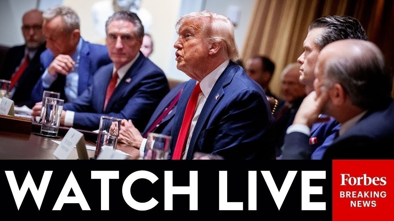 LIVE: Trump Holds Cabinet Meeting At Camp David After Announcing Deal For Hamas To Disarm