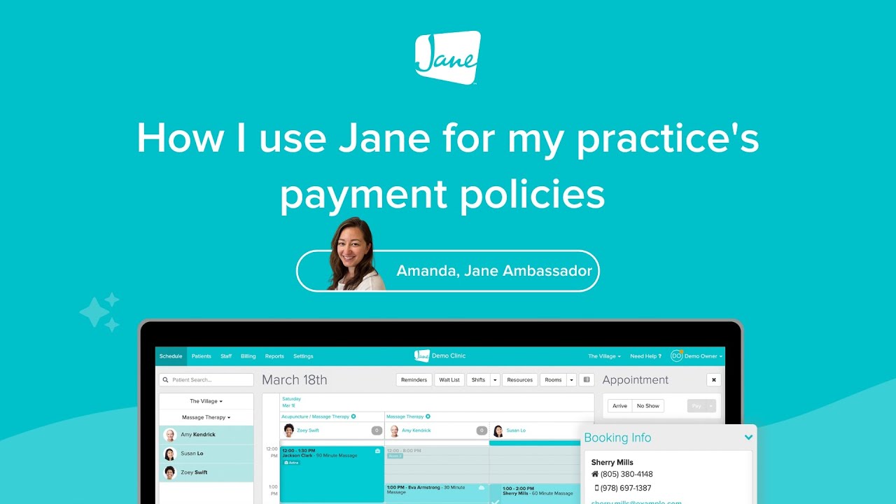 How I use Jane for my practice's payment policies #mentalhealthprofessionals #janeapp #tutorial