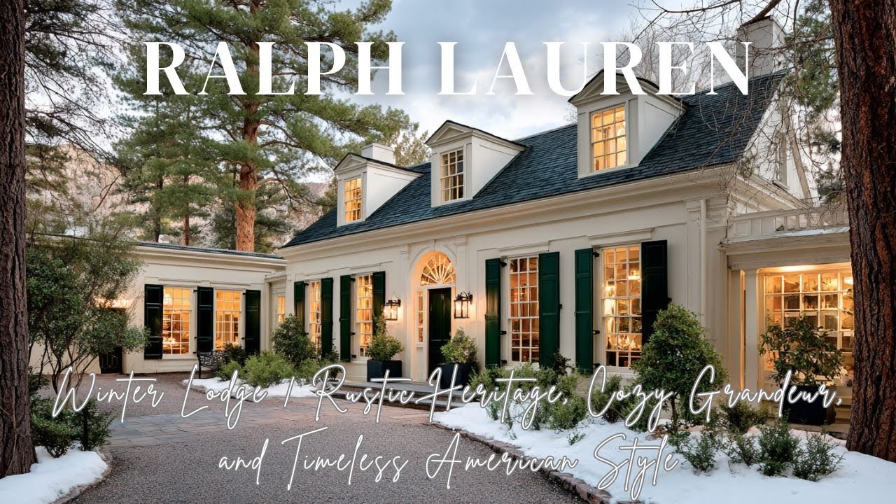 Ralph Lauren Winter Lodge: деревенское наследие, уютное великолепие и неподвластный времени амери...
