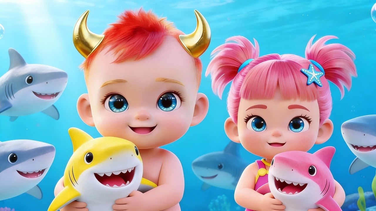 Baby Shark | Lagu Anak Anak | Lagu Anak Indonesia | Monster Baby Red