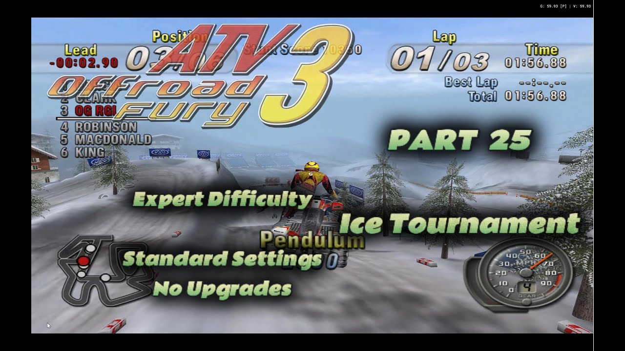 ATV Offroad Fury 3 / Let's Play! Walkthrough / Chmpshp / Part 25, Ice Tournament / Expert, No Upg