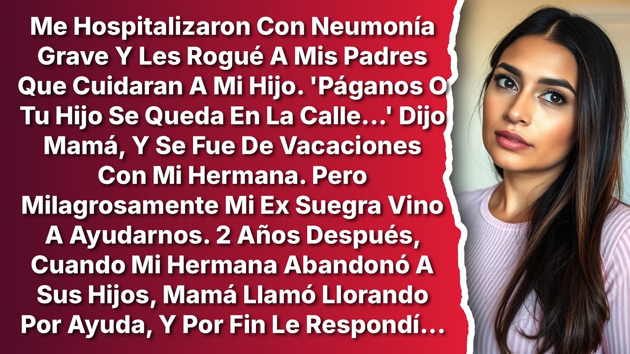 Me Hospitalizaron Con Neumonía Grave Y Les Rogué A Mis Padres Que Cuidaran A Mi Hijo. Amenazaron Con