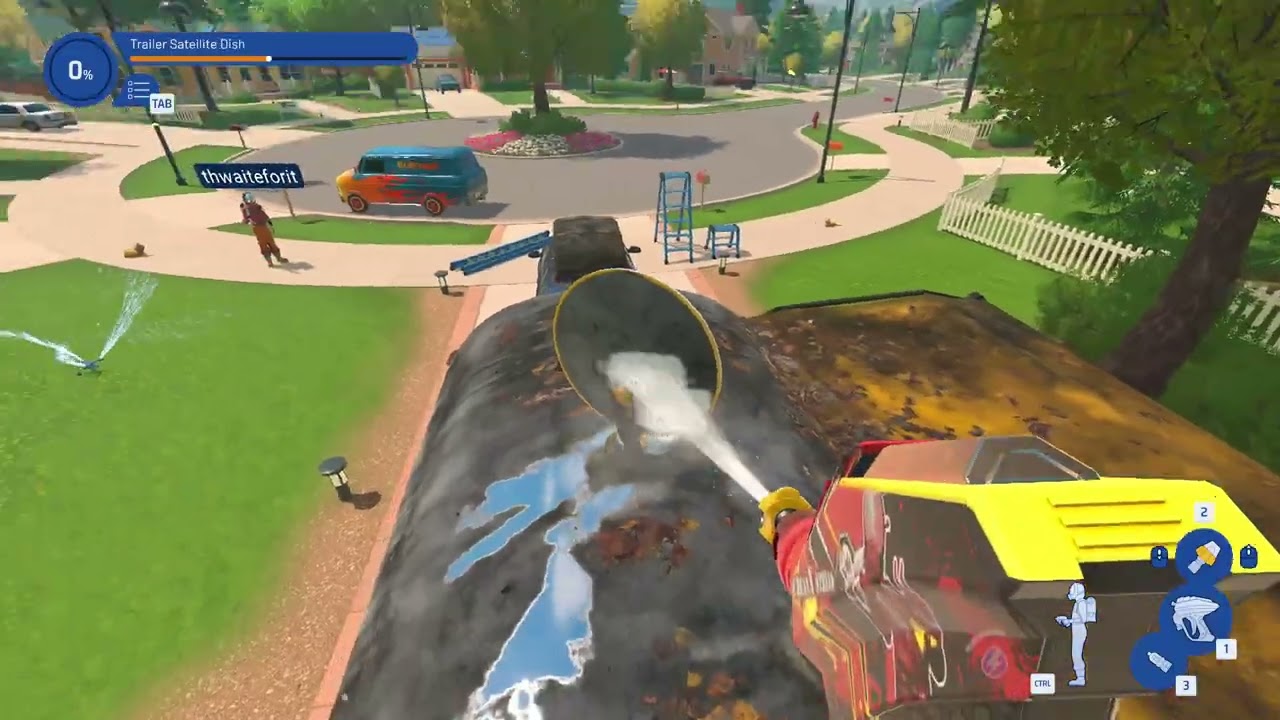 PowerWash Simulator 2 &mdash; Message Received Guide (Car and Trailer Job: Clean Satellite Dish First)