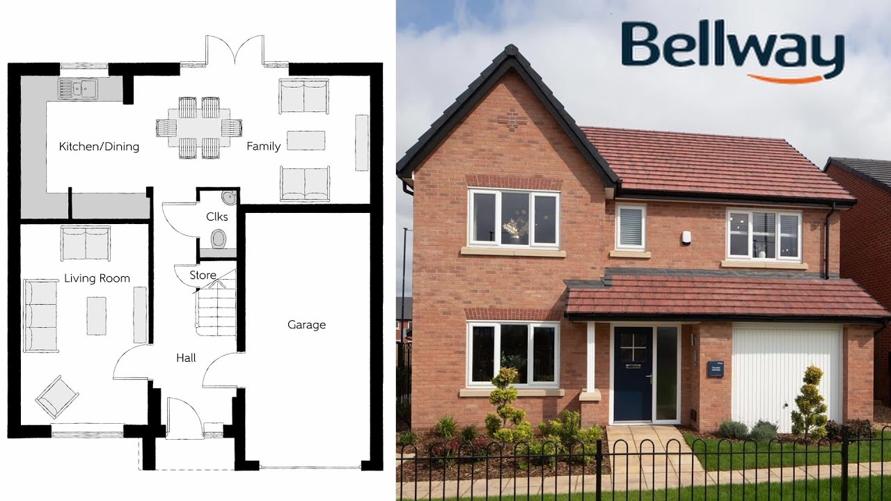 《移英利物浦》BELLWAY 示範單位 4房獨立屋 Cutler 利物浦住宅區 £340K