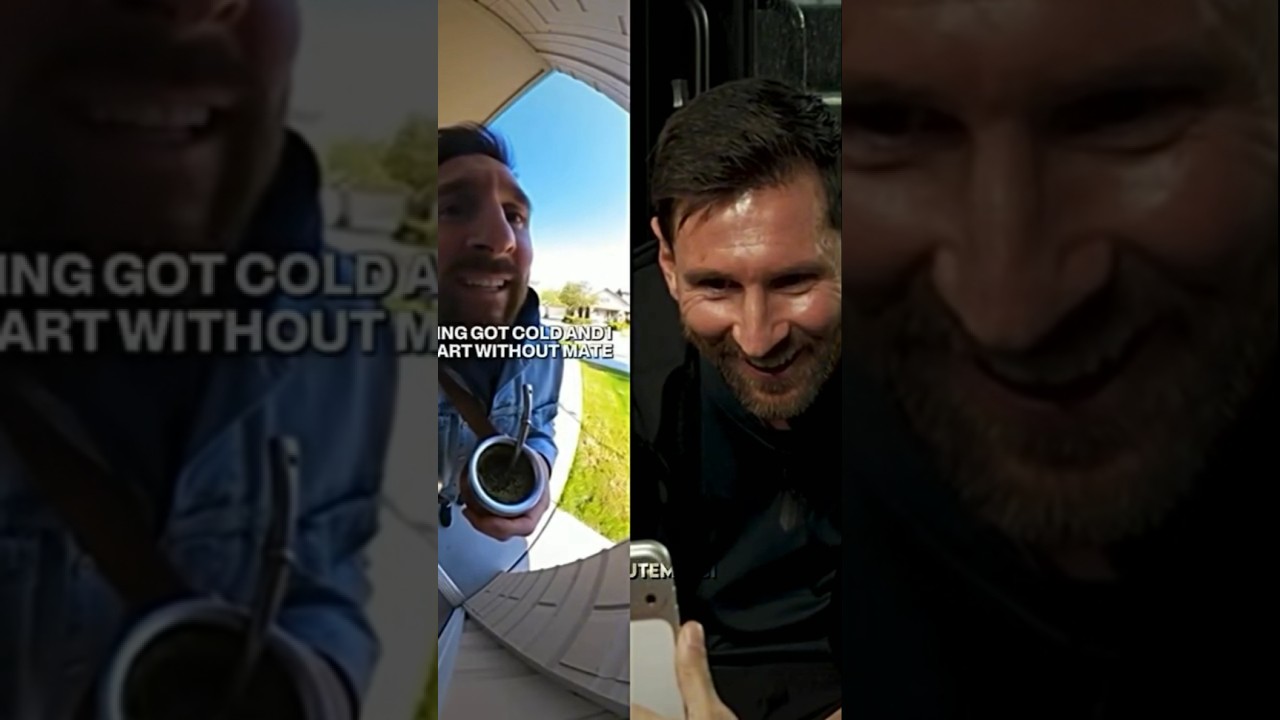 Messi reacts to his AI Videos