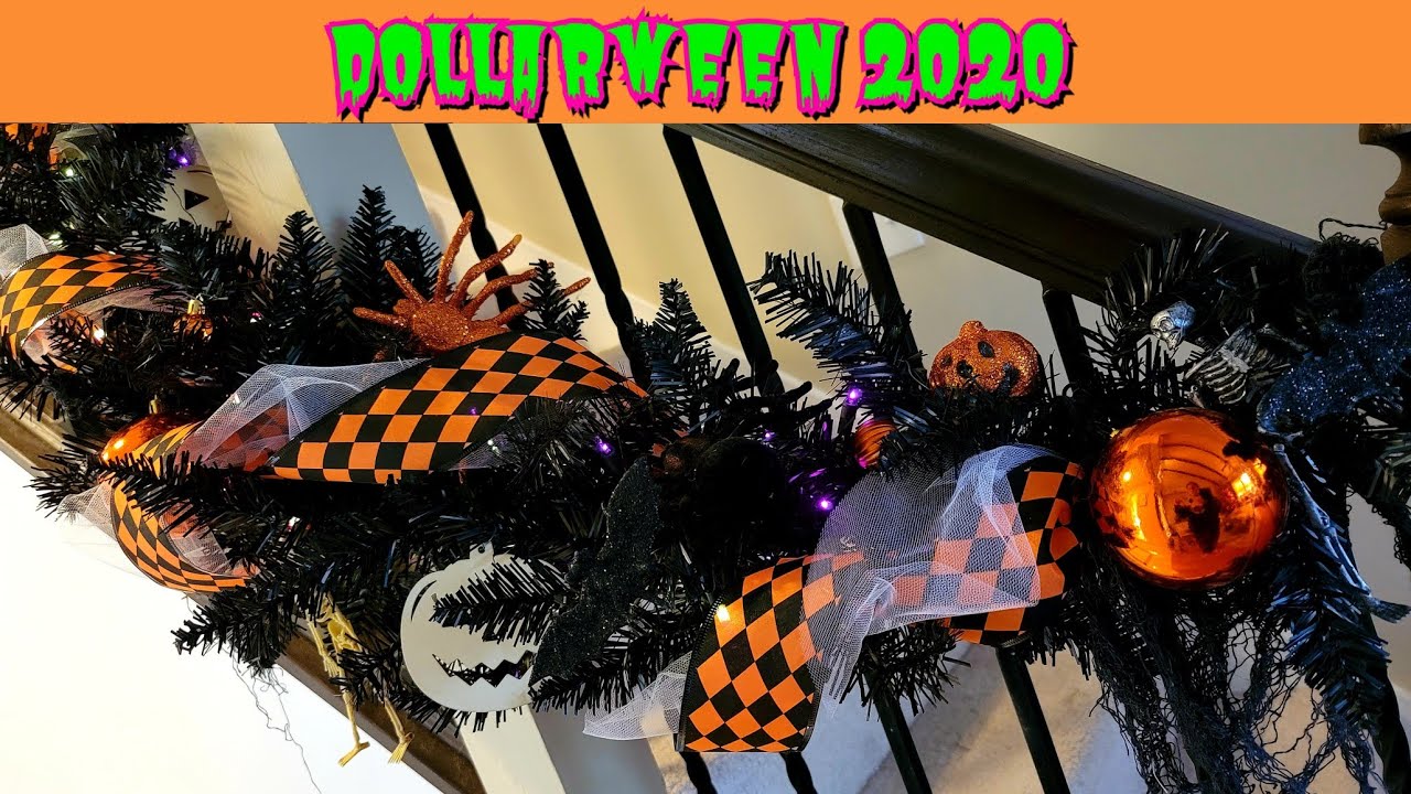 🎃 DOLLARWEEN 🎃 Halloween Garland Tutorial
