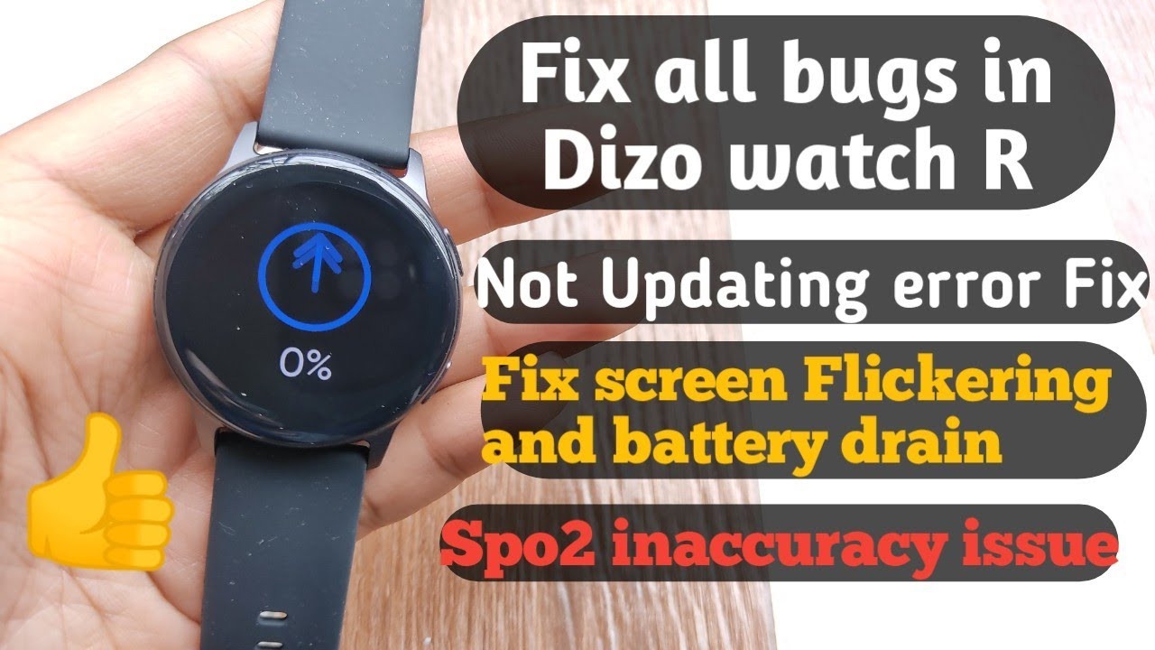 Update Dizo watch R||Fix all bugs in dizo watch R||Fix battery drain|| Fix not updating error👍