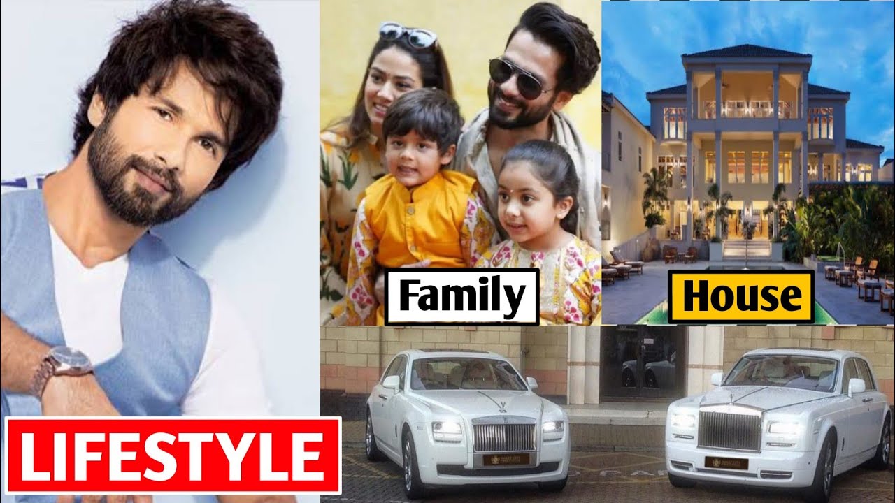 Shahid Kapoor Lifestyle 2022, Income, Family, Age, Wife, Biography, G.T. Films