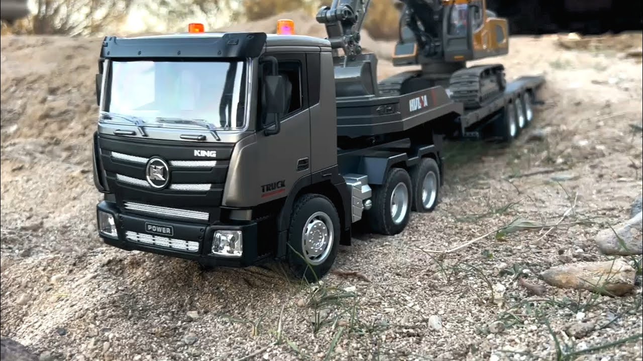 Huina 1318 Rc tır kutu açılışı - Huina 1318 Rc truck unboxing #automobile #toycar #excavator #truck