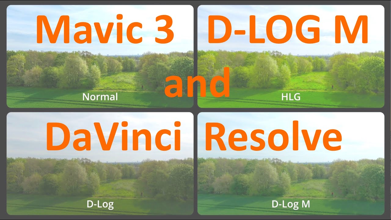 Mavic 3 - New  D-LOG M  Color Mode in DaVinci Resolve