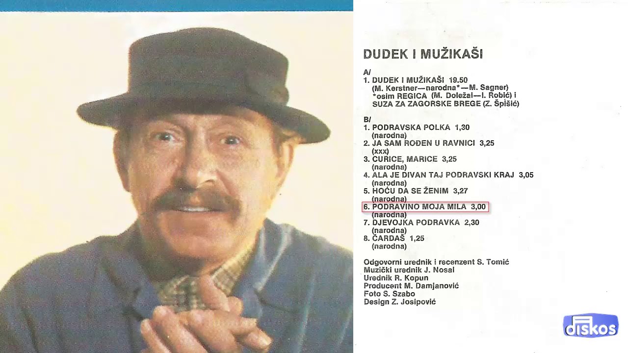 Dudek i Muzikasi - Podravino moja mila - (Audio 1985)