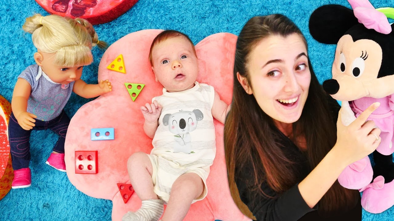 Çocuklar için bebek bakma oyunları.  Sevcan ve bebek Derin