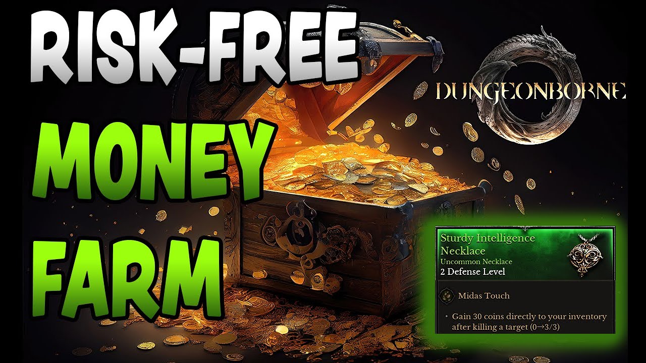 Farm Endless GOLD RISK FREE in Dungeonborne