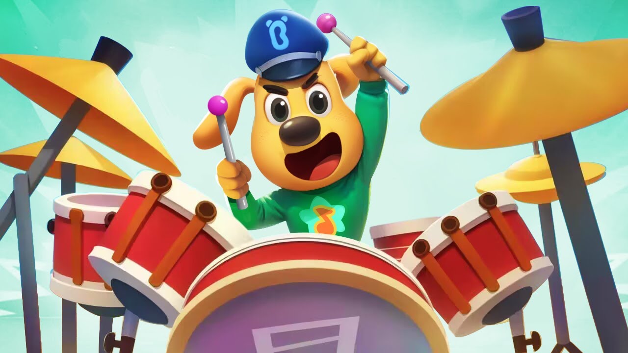I Want to Be a Drummer | Kids Cartoons | Funny Videos for Kids | Sheriff Labrador